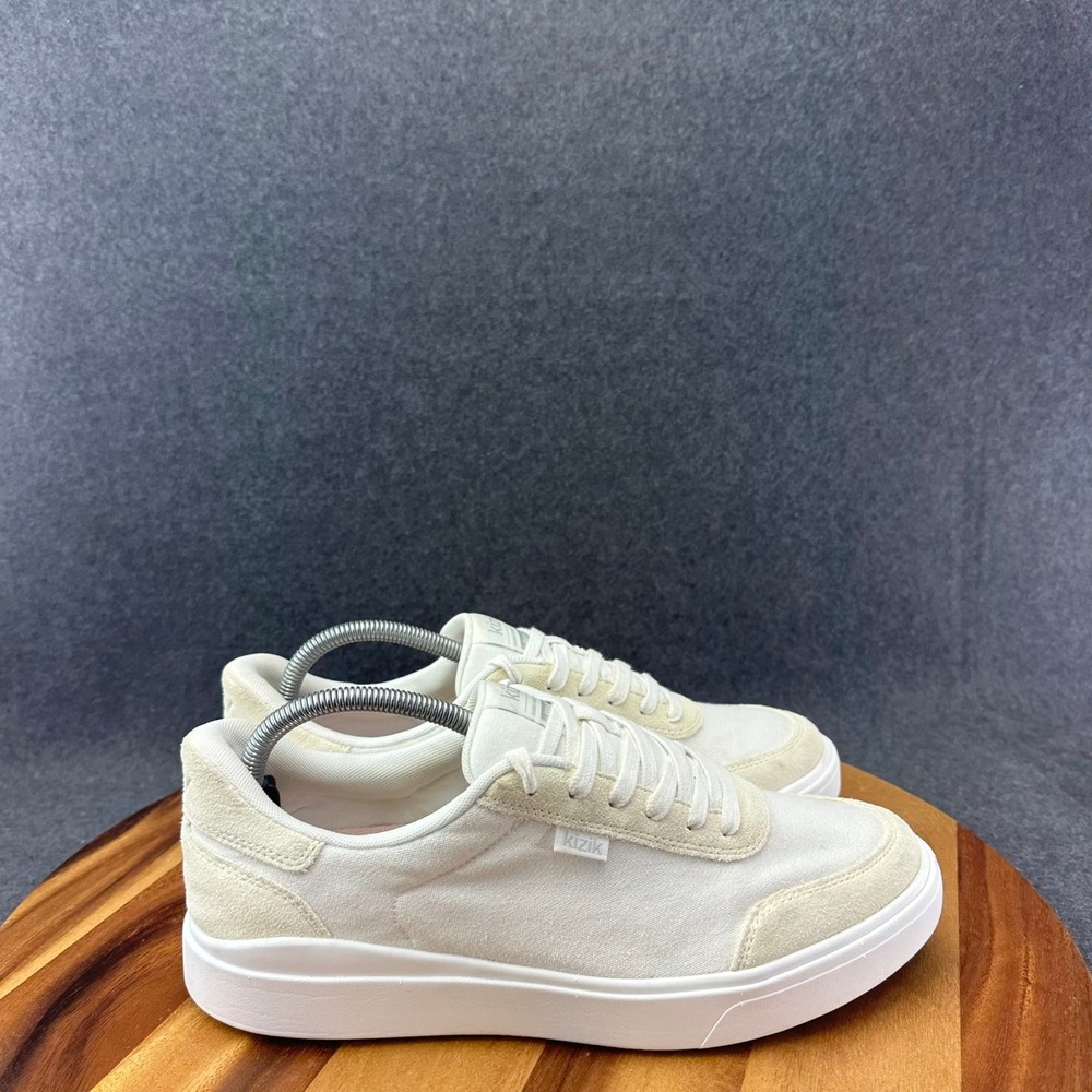 Kizik Prague 2 Casual Sneakers Women's Size 10.5 Bright White Minimalist Comfort